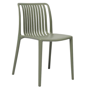 Zero Side Chair Polypropylene - Moss Grey
